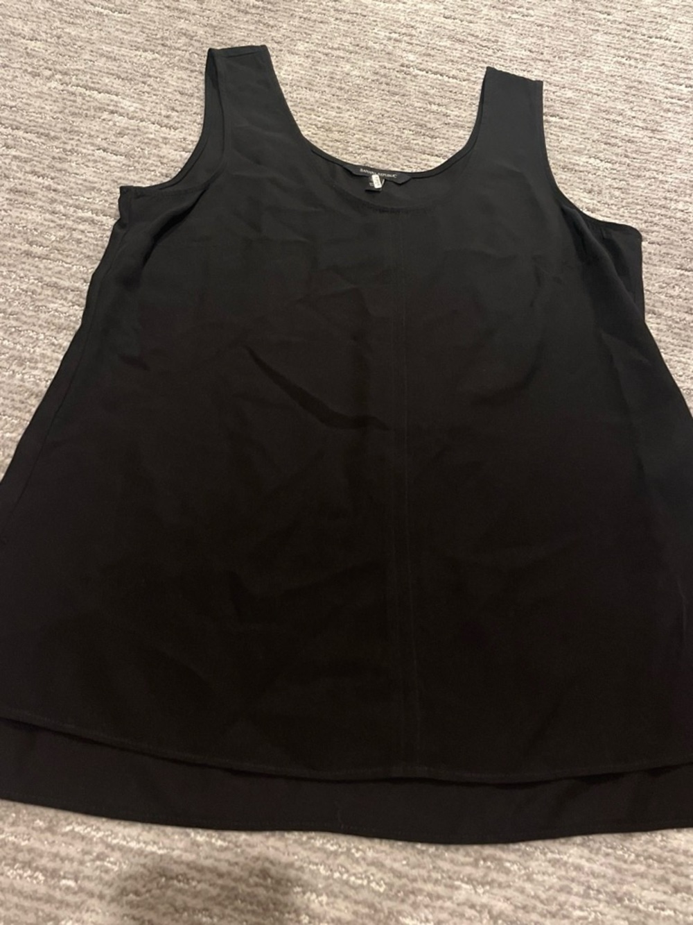 Banana Republic Black Scoop Neck Tank Top